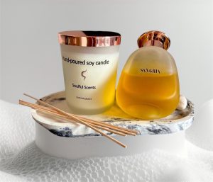 Lemongrass Candle & Sangria Diffuser